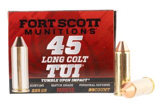 Fort Scott Munitions TUI 225 gr Solid Copper .45 LC Ammunition - 20 Rounds
